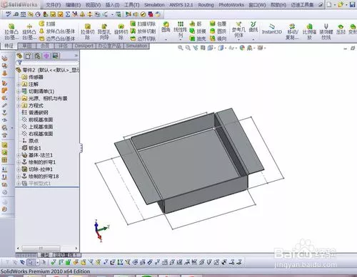 solidworks教程--钣金之绘制的折弯功能的图10